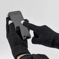 Gloves, Synthetic mesh, Black