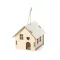 Casa decorativa pentru bradul de Craciun, 2410E25417, Everestus, 93 x 114 x 119 mm, Lemn, Natur deschis