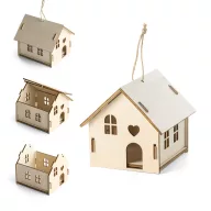   Casa decorativa pentru bradul de Craciun, 2410E25417, Everestus, 93 x 114 x 119 mm, Lemn, Natur deschis