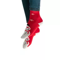   Sosete de Craciun pentru Copii, Everestus, 2601E13724, Bumbac, Poliester, Multicolor, M