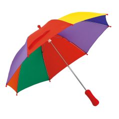   Umbrela pentru copii cu deschidere manuala 68 cm, maner EVA, Everestus, 20FEB0315, Poliester, Multicolor