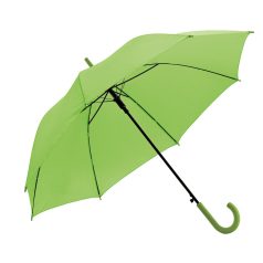   Umbrela 104 cm, maner curbat, deschidere automata, Everestus, 20IAN861, Verde, Poliester 190T