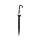Umbrela cu deschidere automata, rezistenta la vant, 2509E15107, Everestus, Ø1200x940 mm, Poliester, Negru