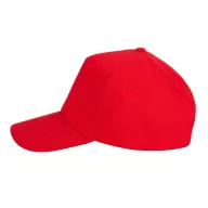 Sapca 5 panouri, Everestus, 2601E13342, 590 mm, Bumbac, Rosu