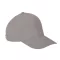 Sapca 5 panouri, Everestus, 2601E13340, 590 mm, Bumbac, Gri deschis