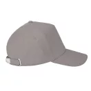 Sapca 5 panouri, Everestus, 2601E13340, 590 mm, Bumbac, Gri deschis