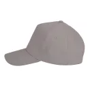 Sapca 5 panouri, Everestus, 2601E13340, 590 mm, Bumbac, Gri deschis