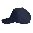 Sapca 5 panouri, Everestus, 2601E13337, 590 mm, Bumbac, Albastru marin