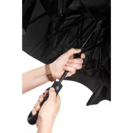   Umbrela de buzunar, Everestus, 2610E18589, Ø1170x425 mm, Poliester, Negru