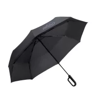   Umbrela de buzunar, Everestus, 2610E18589, Ø1170x425 mm, Poliester, Negru