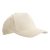 Cap, 100% cotton, Natural