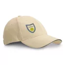 "Sandwich" cap, 100% brushed cotton, Bege