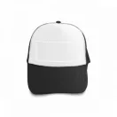 Cap, Polyester and mesh, Black