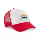 Cap, Polyester and mesh, Red