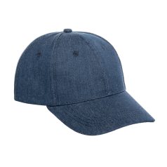 Cap, Denim: cotton and polyester, Blue