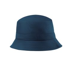 Bucket hat, Cotton canvas and polyester, Blue