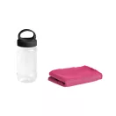 Prosop fitness, Everestus, 2601E13334, 300x800 mm / Ø65x183 mm, Poliester, Polipropilena, Roz