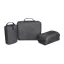Set 3 gentute pentru bagaj, 2509E17290, Everestus, 38.1x8.9x30.5 cm, Poliester, Negru