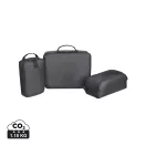 Set 3 gentute pentru bagaj, 2509E17290, Everestus, 38.1x8.9x30.5 cm, Poliester, Negru