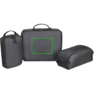  Set 3 gentute pentru bagaj, 2509E17290, Everestus, 38.1x8.9x30.5 cm, Poliester, Negru
