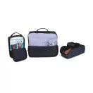 Set 3 gentute pentru bagaj, 2509E17291, Everestus, 38.1x8.9x30.5 cm, Poliester, Albastru navy