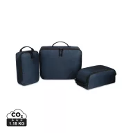   Set 3 gentute pentru bagaj, 2509E17291, Everestus, 38.1x8.9x30.5 cm, Poliester, Albastru navy