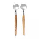 Set 2 tacamuri, Vinga, 42FEB232058, 5.5x28.5x2 cm, Lemn, Otel, Maro