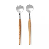   Set 2 tacamuri, Vinga, 42FEB232058, 5.5x28.5x2 cm, Lemn, Otel, Maro