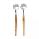 Set 2 tacamuri, Vinga, 42FEB232058, 5.5x28.5x2 cm, Lemn, Otel, Maro