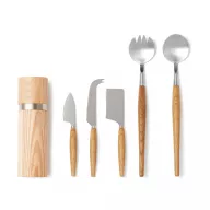  Set 2 tacamuri, Vinga, 42FEB232058, 5.5x28.5x2 cm, Lemn, Otel, Maro