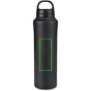 Sticla termoizolanta, 740 ml, 2509E16996, Aviana, 27.6xØ 7.5 cm, Otel, Polipropilena, Negru