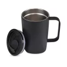 Cana termos, 450 ml, 2509E16990, Aviana, 12.8xØ 8.4 cm, Otel, Polipropilena, Negru