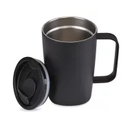   Cana termos, 450 ml, 2509E16990, Aviana, 12.8xØ 8.4 cm, Otel, Polipropilena, Negru