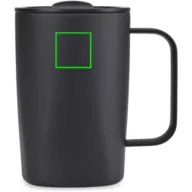   Cana termos, 450 ml, 2509E16990, Aviana, 12.8xØ 8.4 cm, Otel, Polipropilena, Negru