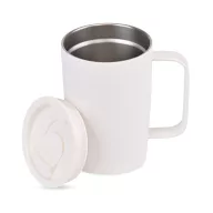   Cana termos, 450 ml, 2509E16991, Aviana, 12.8xØ 8.4 cm, Otel, Polipropilena, Alb