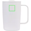 Cana termos, 450 ml, 2509E16991, Aviana, 12.8xØ 8.4 cm, Otel, Polipropilena, Alb