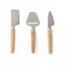 Set branzeturi, Vinga, 42FEB231623, 5.6x18x2 cm, Lemn, Otel, Maro