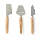 Set branzeturi, Vinga, 42FEB231623, 5.6x18x2 cm, Lemn, Otel, Maro