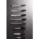 Cutit Santoku, Vinga, 42FEB232048, 25.5x3x1 cm, Otel, Argintiu