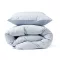 Set asternuturi de pat, 2509E17388, Vinga, 210x150x0.5 cm, Bumbac, Albastru
