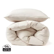   Set asternuturi de pat, 2509E17387, Vinga, 210x150x0.5 cm, Bumbac, Bej
