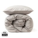 Set asternuturi de pat, 2509E17390, Vinga, 210x150x0.5 cm, Bumbac, Gri