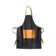   Sort de bucatarie, Vinga, 42FEB230677, Unisex, 90x70x0.5 cm, Bumbac, Negru