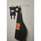 Sort de bucatarie, Vinga, 42FEB230677, Unisex, 90x70x0.5 cm, Bumbac, Negru
