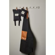   Sort de bucatarie, Vinga, 42FEB230677, Unisex, 90x70x0.5 cm, Bumbac, Negru