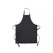 Sort de bucatarie, Vinga, 42FEB230682, Unisex, 90x70x0.5 cm, Bumbac, Negru