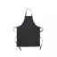 Sort de bucatarie, Vinga, 42FEB230682, Unisex, 90x70x0.5 cm, Bumbac, Negru