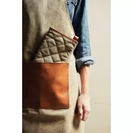   Sort de bucatarie, Vinga, 42FEB230678, Unisex, 90x70x0.5 cm, Bumbac, Maro