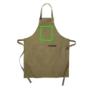 Sort de bucatarie, Vinga, 42FEB230683, Unisex, 90x70x0.5 cm, Bumbac, Verde