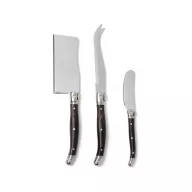   Set 3 cutite branzeturi, Vinga, 42FEB232034, 26.8x13.6x2.5 cm, Otel, Argintiu